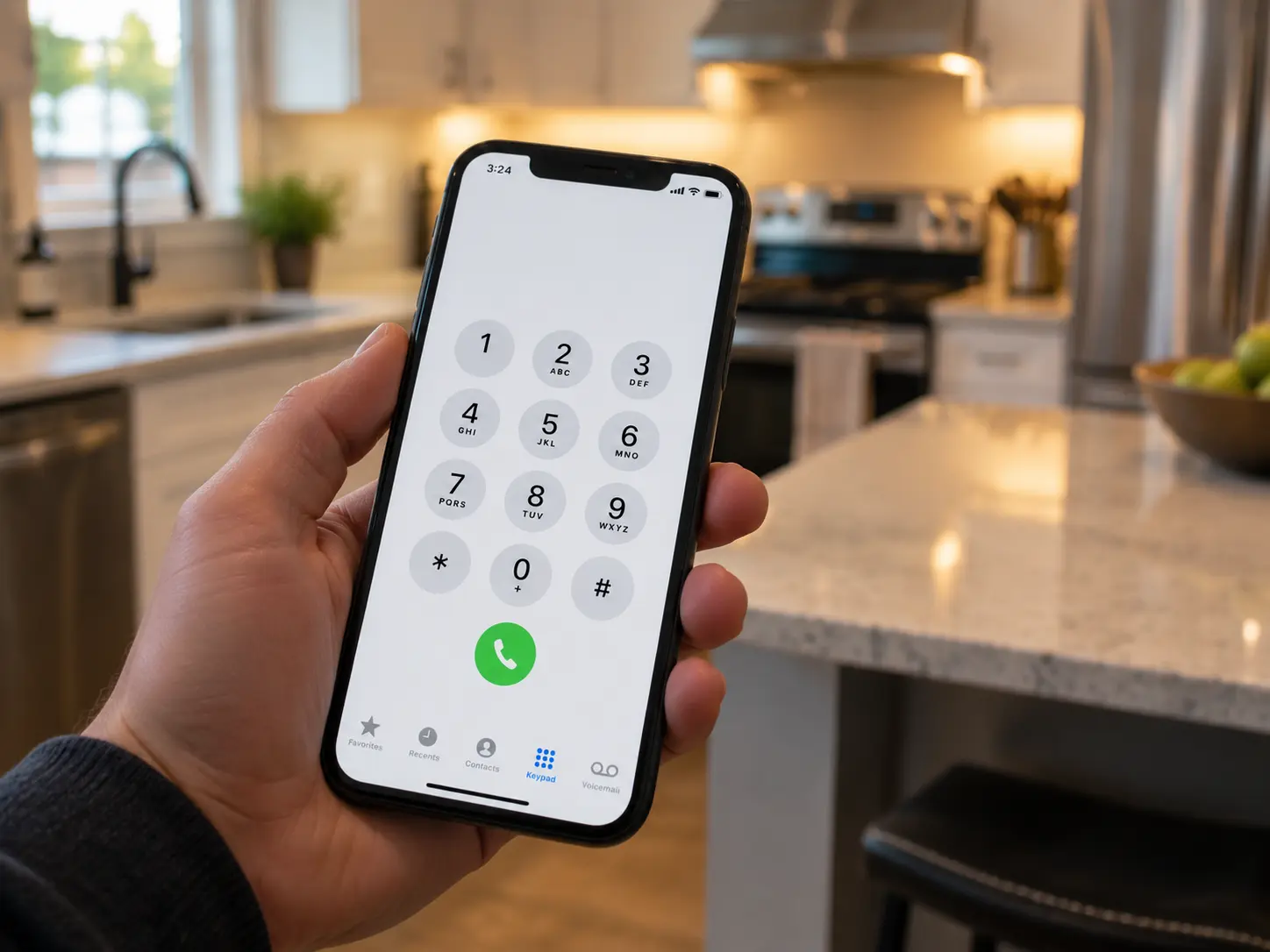 Customer calling an electrician in Fort Erie to book a service visit